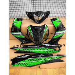 Tem Rời Exciter 2010 Crypton Dán Xe Đen  - Decal In Chất Lượng
