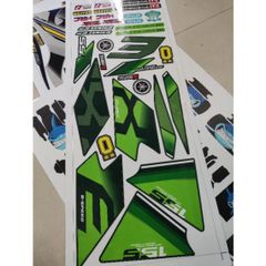 Tem Rời Exciter 155 VVA Xanh Rêu Bảng Giới Hạn 2022  - Decal In Chất Lượng