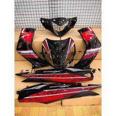Tem Rời Exciter 2010 Crypton Dán Xe Đen  - Decal In Chất Lượng