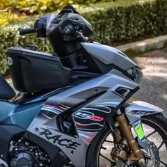 TEM LỬA DÁN XE WINNER X V3 MÀU BẠC XANH ĐEN - Decal Cao Cấp Nhất