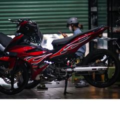 [FreeShip] [Ảnh thật] Tem rời Exciter150 - Mẫu Y15ZR - Tem lửa đỏ nổi bật 2023 Quyen Decal