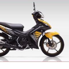 Tem Rời Yamaha Exciter 135 Zin 2014 Vàng Đen  - Decal In Chất Lượng