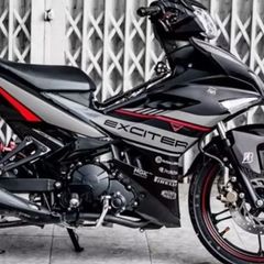 Tem Rời Yamaha Exciter 150 Đen Nhám