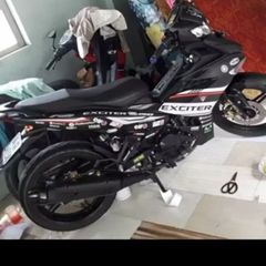 Tem Rời Yamaha Exciter 150 Đen Nhám
