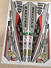 Tem Rời Yamaha Exciter 150 Đen Nhám