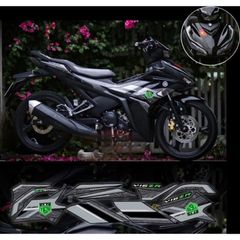 Tem rời exciter 155 mẫu Y16ZR xe đen mới phối đủ màu