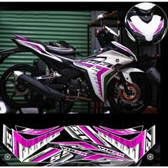 Tem rời exciter 155 mẫu Zin xe trắng phối đủ màu