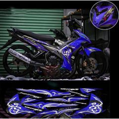 Tem rời exciter 2010 chữ tàu mới phối đủ màu xe