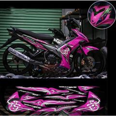 Tem rời exciter 2010 chữ tàu mới phối đủ màu xe