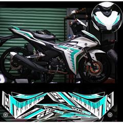 Tem rời exciter 155 mẫu Zin xe trắng phối đủ màu