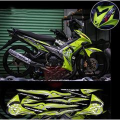 Tem rời exciter 2010 chữ tàu mới phối đủ màu xe