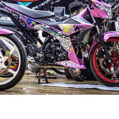 Tem Rời Satria F150 - Tặng Logo Ver 14