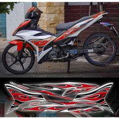 Tem exciter lửa trắng phối đủ màu