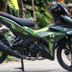 [FreeShip] [Ảnh thật] Tem rời Exciter 2019 NHÁM - Mẫu xanh lá nổi bật - Chuẩn From cực đẹp Quyen Decal