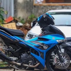 [FreeShip] [Ảnh thật] Tem rời Exciter 2020 - Mẫu Y15ZR xanh đen - Chuẩn From cực đẹp Quyen Decal