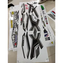 Tem Rời Honda Winner X Rs 150 Đen  - Decal In Chất Lượng