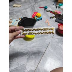 Cặp tem chữ Winner dán xe máy