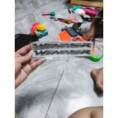 Cặp tem chữ Winner dán xe máy