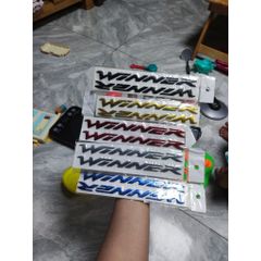 Cặp tem chữ Winner dán xe máy