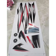 [FreeShip] [Ảnh thật] Tem rời Exciter 2006 - Mẫu LC135 đỏ trắng đen nổi bật - Chuẩn From cực đẹp Quyen Decal