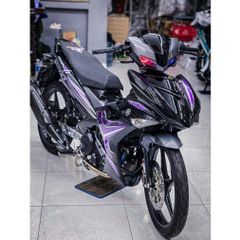 tem ròi exciter 150 đen tím mẫu exciter mx kiểng , tem 3 lớp bền màu - Decal Cao Cấp Nhất