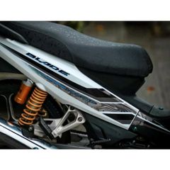 Tem Rời Honda Wave Blade 110 Hoa Văn Dán Xe Trắng  - Decal In Chất Lượng