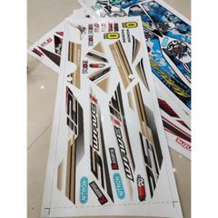 Tem Rời Honda Wave 125i Trắng Dán Xe Future  - Decal In Chất Lượng