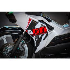 [Ảnh thật] TEM RỜI mẫu ADN Special Edition đỏ đen dán Airblade AB trắng - không bay màu Quyen Decal