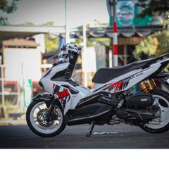 [Ảnh thật] TEM RỜI mẫu ADN Special Edition đỏ đen dán Airblade AB trắng - không bay màu Quyen Decal