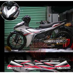 tem rời exciter 155 mẫu Zin mới 2024 xe trắng phối đủ màu