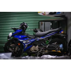Tem rời Exciter 150 bản Y15ZR 2022 phối đen xanh GP, in sắc nét, 3 lớp không phai màu CM00021 1 2