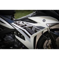 Tem Rời Dán Xe Exciter 150 Mẫu Chữ Y15 ZR 2021 Trắng Đen Cực Đẹp, Hàng 3 Lớp Chất Lượng Cao Quyen Decal