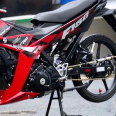 Tem Rời Suzuki Satria F150 Đỏ Đen  - Decal In Chất Lượng