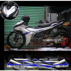 tem rời exciter 155 mẫu Zin mới 2024 xe trắng phối đủ màu
