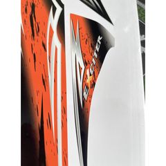 Tem Rời Dán Xe Exciter 2006 Mẫu ZIn Cam Bạc Đen Cực Chuẩn, Hàng 3 Lớp Chất Lượng Cao Quyen Decal
