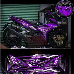 Tem rời exciter 150 Y15Zr phối nhiều màu xe