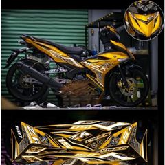 Tem rời exciter 150 Y15Zr phối nhiều màu xe