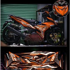 Tem rời exciter 150 Y15Zr phối nhiều màu xe