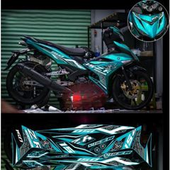 Tem rời exciter 150 Y15Zr phối nhiều màu xe