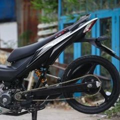 [FreeShip] [Ảnh thật] Tem rời Winner V1 - Mẫu RS150R sọc xám đen - Chuẩn From cực đẹp Quyen Decal