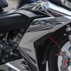 [FreeShip] [Ảnh thật] Tem rời Winner V1 - Mẫu RS150R sọc xám đen - Chuẩn From cực đẹp Quyen Decal