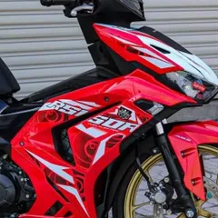 TEM DÁN RS150R XE WINNER X V3 MÀU ĐỎ HRC 2023 - Decal Cao Cấp Nhất