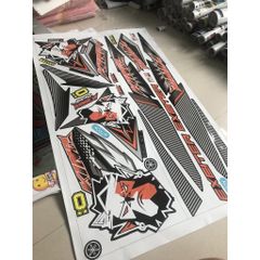 Tem Rời Yamaha Exciter 150 King Drag Cam Đen
