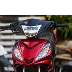 Tem Rời Dán Xe Exciter 2009 Mẫu 135 LC Đỏ Đen Cực Đẹp, Hàng 3 Lớp Chất Lượng Cao Quyen Decal