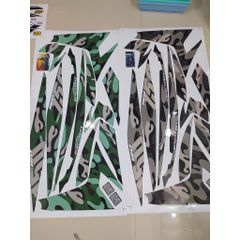 Tem Rời Exciter 150 Camo Dán Xe Đen - Tem Chuẩn Hình