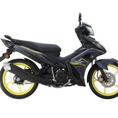 Tem Rời Yamaha Exciter 135 LC Dán Xe Xám Đen Phối Vàng  - Decal In Chất Lượng