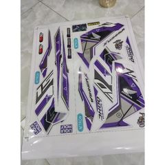 Tem Rời Honda Winner X V3 DOHC - Decal Trong Dán Được Nhiều Màu Xe  - Decal In Chất Lượng