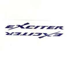 Logo Chữ Nổi Exciter Nhiều Màu  - Decal In Chất Lượng