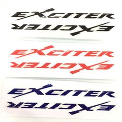 Logo Chữ Nổi Exciter Nhiều Màu  - Decal In Chất Lượng