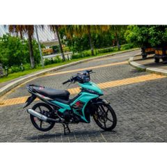 Tem Rời Dán Xe Exciter 135 Mẫu LC Xanh Ngọc Cực Hot, Hàng 3 Lớp Chất Lượng Cao Quyen Decal